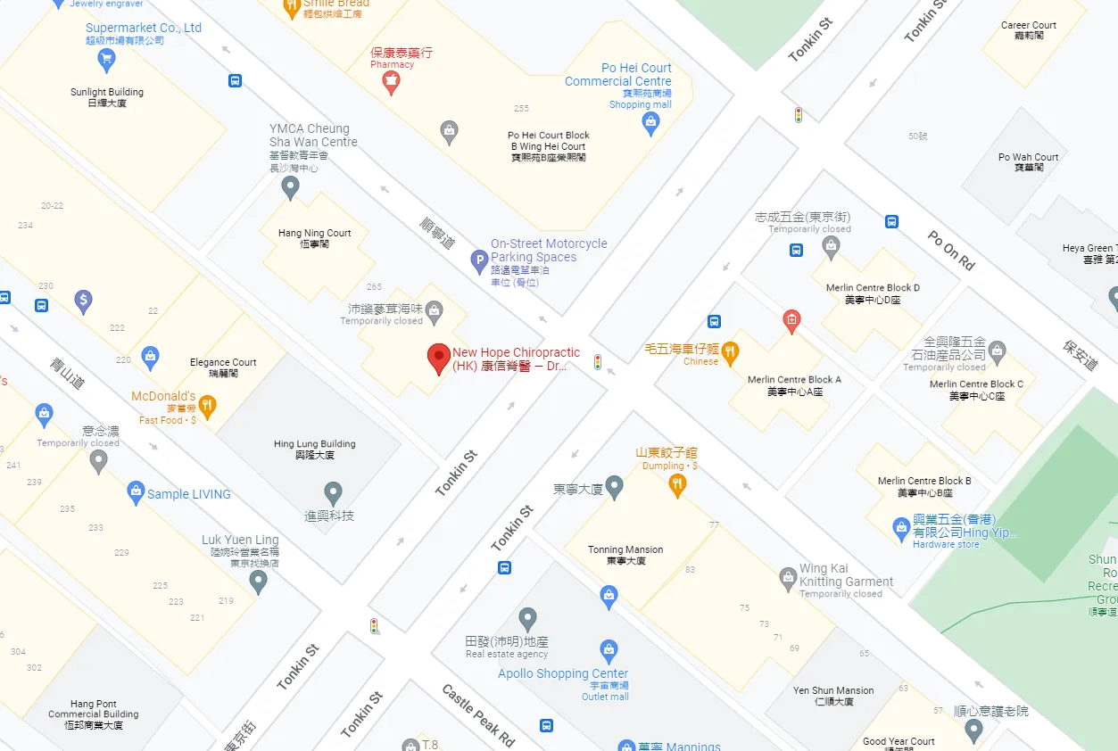 康信脊醫診所位置地圖